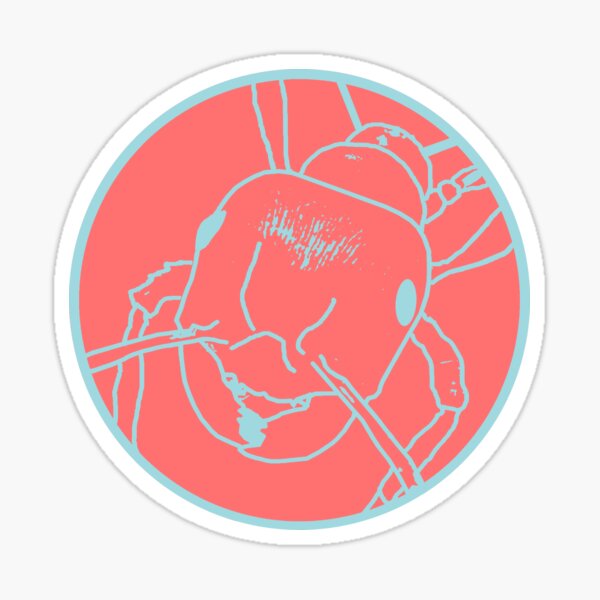 Fire Ant Design (Pastel Theme 4) Sticker