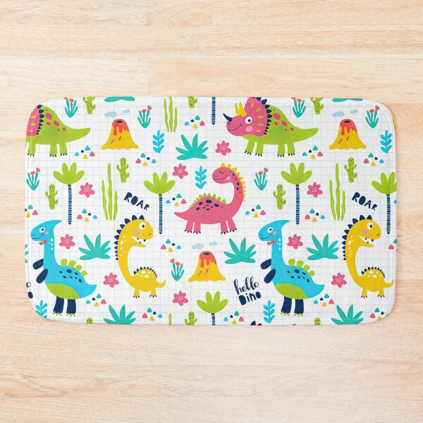Item preview, Colorful Dinosaur Seamless Pattern, Dinosaur Seamless Pattern Design designed and sold by graphic-genie.