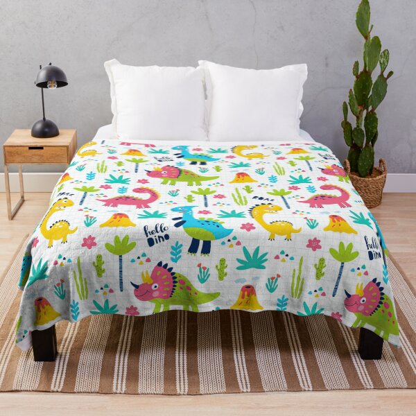 Item preview, Colorful Dinosaur Seamless Pattern, Dinosaur Seamless Pattern Design designed and sold by graphic-genie.
