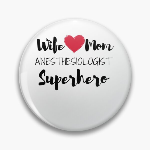 Item preview, wife mom Anesthesiologist superhero designed and sold by ThebestArtshop.