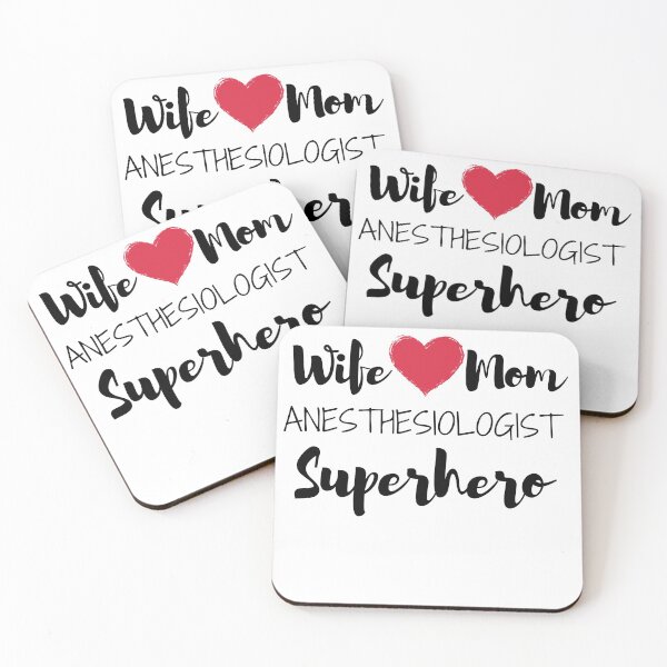 Item preview, wife mom Anesthesiologist superhero designed and sold by ThebestArtshop.