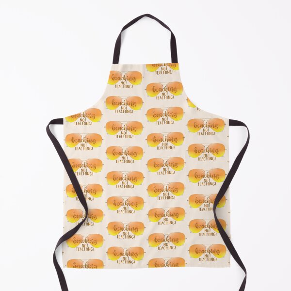 Item preview, Beaching Not Teaching! Yellow (on Lt. Orange) designed and sold by PawsitiveMum.