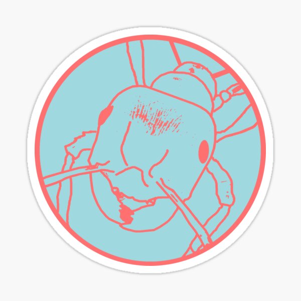 Fire Ant Design (Pastel Theme 5) Sticker