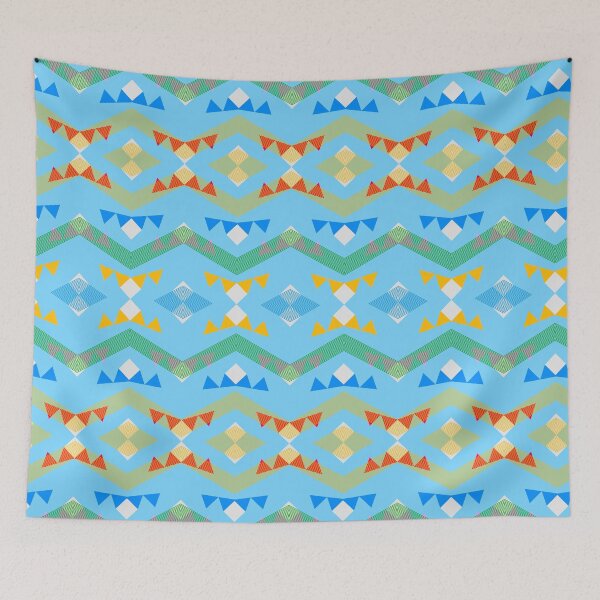 Item preview, Geometric green shape and yellow color ,bohemian fabric pattern, design cloth of indian style. Tribal design of fabric. Woven pattern fabric design, ikat textile pattern and geomatics design. designed and sold by WP-7824.