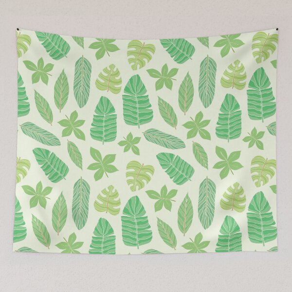 Item preview, Tropical Leaves Spring Summer Pattern designed and sold by travellb.