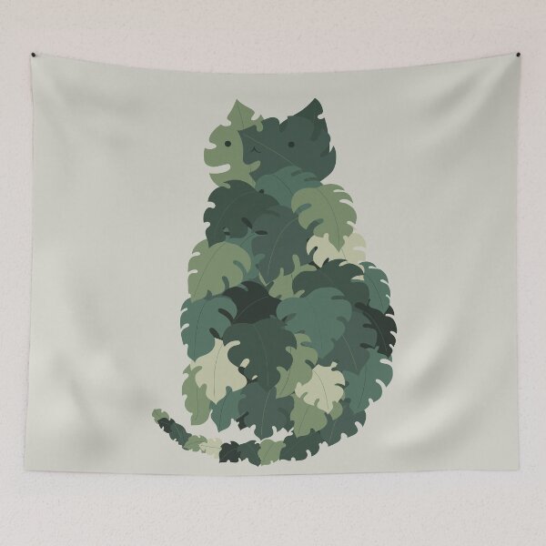 Item preview, Cat and Plant 4: Meowstera designed and sold by ilovedoodle.