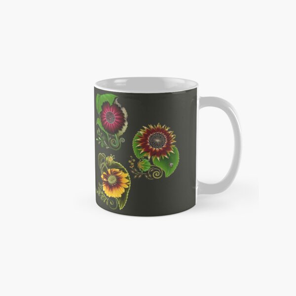 D1G1TAL-M00DZ ~ FLORAL ~ Folkart MBUftfLUyy by tasmanianartist Classic Mug