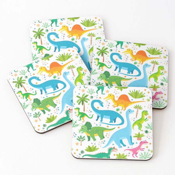 Item preview, Colorful Dinosaur Seamless Pattern, Dinosaur Seamless Pattern Design designed and sold by graphic-genie.