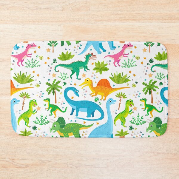 Item preview, Colorful Dinosaur Seamless Pattern, Dinosaur Seamless Pattern Design designed and sold by graphic-genie.