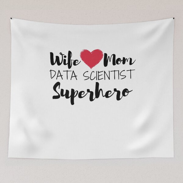 Item preview, wife mom Data Scientist superhero designed and sold by ThebestArtshop.