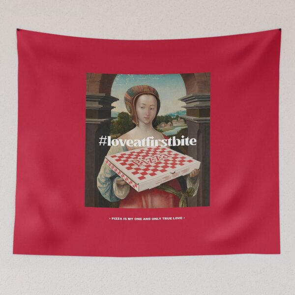 Item preview, #loveatfirstbite | • PIZZA IS MY ONE AND ONLY TRUE LOVE • designed and sold by AladdinMktgs.