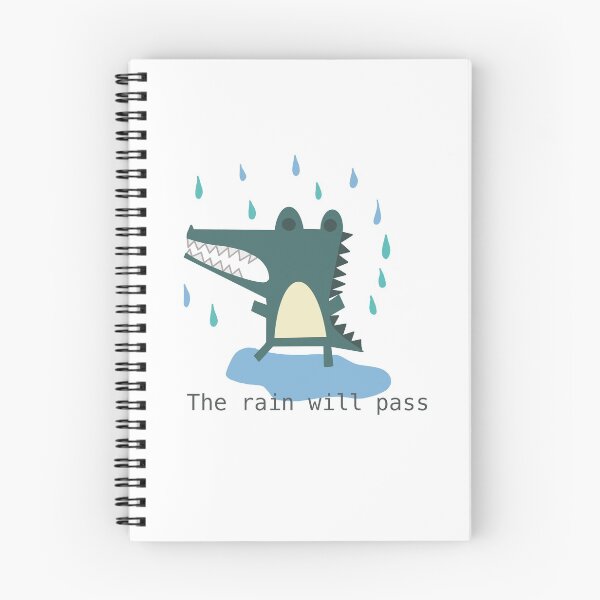 Item preview, Motivation crocodile animal rain designed and sold by svenjakruchten.