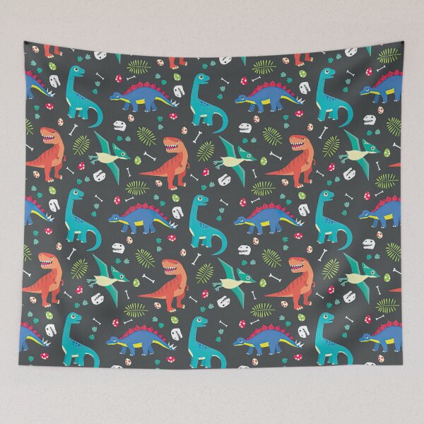 Item preview, Dinosaur Seamless Pattern, Dinosaur Seamless Pattern Design designed and sold by graphic-genie.