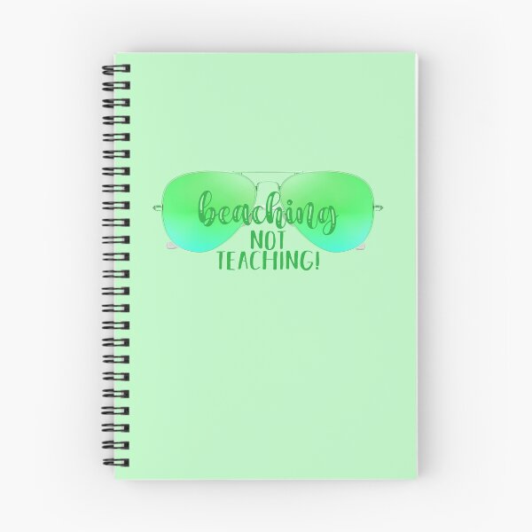 Item preview, Beaching Not Teaching! Green (on Green) designed and sold by PawsitiveMum.
