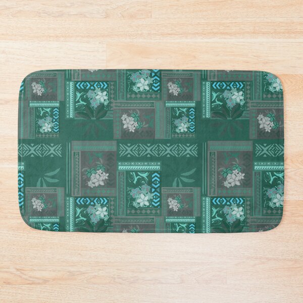 Item preview, Hawaiian - Samoan Green Art Board Patchwork designed and sold by sunnthreads.