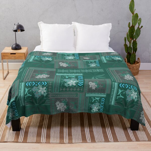 Item preview, Hawaiian - Samoan Green Art Board Patchwork designed and sold by sunnthreads.