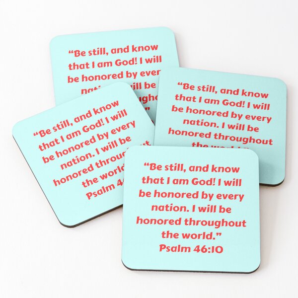 Item preview, Bible Verse Psalm 46:10 designed and sold by Prayingwarrior.
