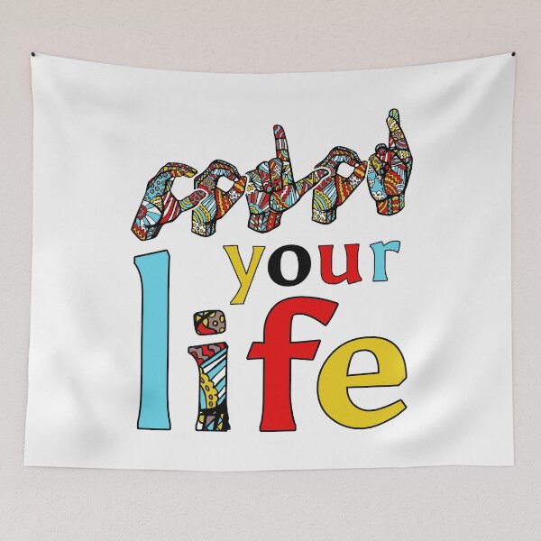 Item preview, Color your life - design with sign language designed and sold by amazing-velvet.