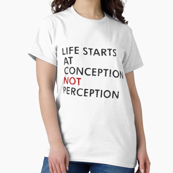 Item preview, Life Starts At Conception designed and sold by ArousedKnot.