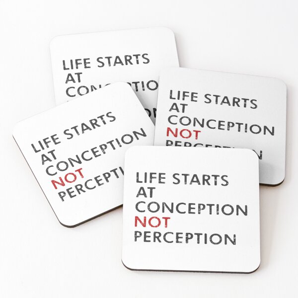 Item preview, Life Starts At Conception designed and sold by ArousedKnot.
