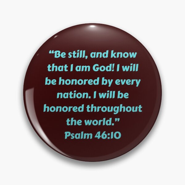 Item preview, Bible Verse Psalm 46:10 designed and sold by Prayingwarrior.