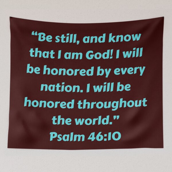 Item preview, Bible Verse Psalm 46:10 designed and sold by Prayingwarrior.