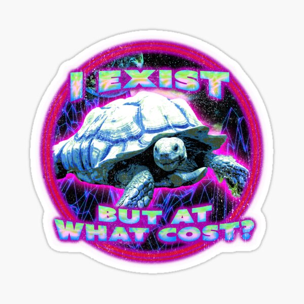 Item preview, Vintage Existential Dread Turtle designed and sold by Mykel AD.