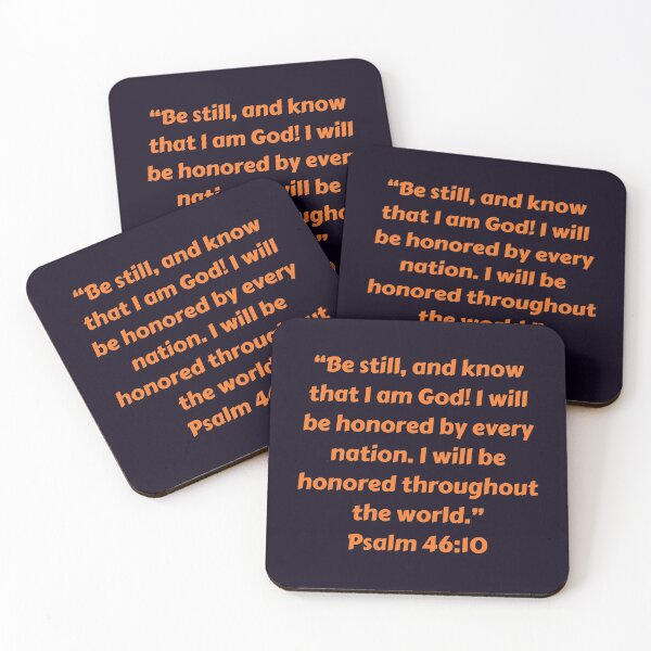 Item preview, Bible Verse Psalm 46:10 designed and sold by Prayingwarrior.