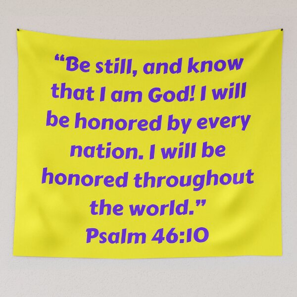 Item preview, Bible Verse Psalm 46:10 designed and sold by Prayingwarrior.