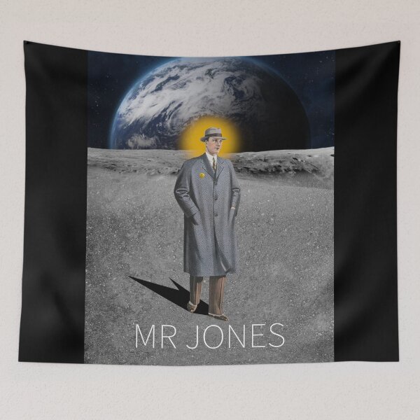Item preview, Average Man Mr Jones Walking on the Moon designed and sold by KALEIDOSCOPE UK.