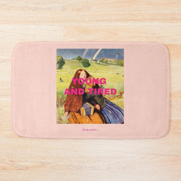 Item preview, YOUNG  AND TIRED | #wokeuplikethis designed and sold by AladdinMktgs.