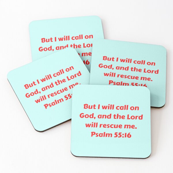 Item preview, Bible Verse Psalm 55:16 designed and sold by Prayingwarrior.