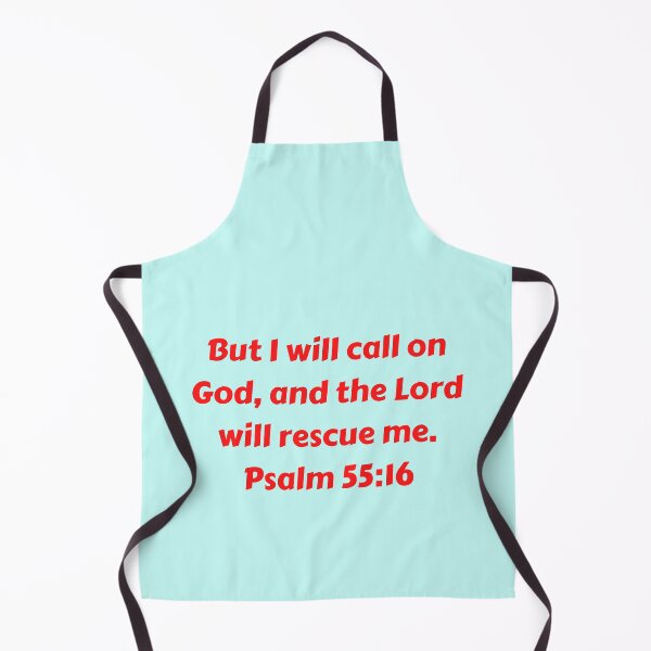 Artikelvorschau, Bible Verse Psalm 55:16 entworfen und verkauft von Prayingwarrior.