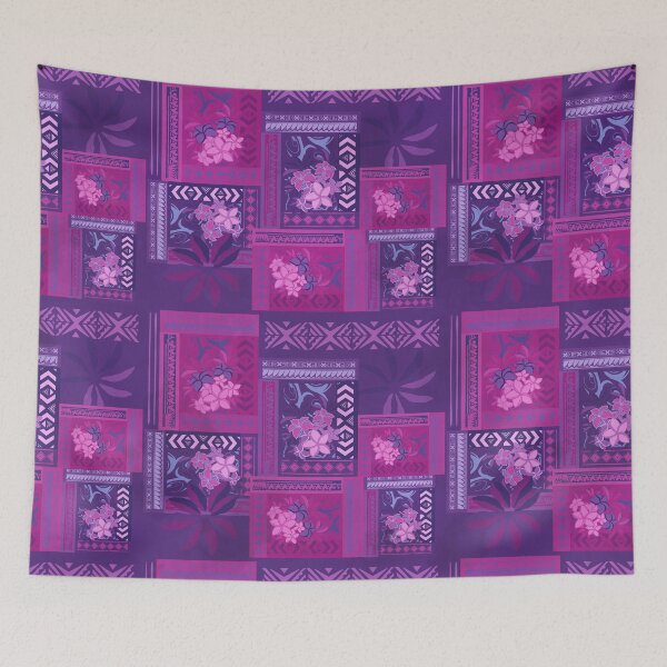 Item preview, Hawaiian - Samoan Violet Art Board Patchwork designed and sold by sunnthreads.