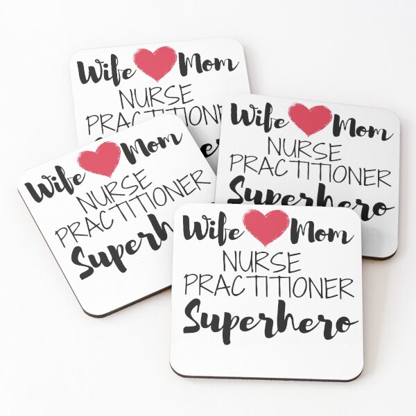 Item preview, wife mom Nurse Practitioner superhero designed and sold by ThebestArtshop.