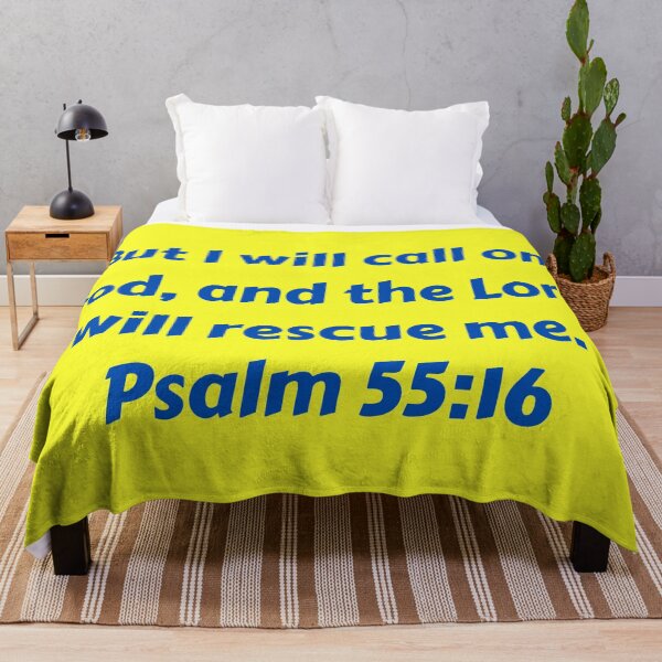 Aperçu de l'œuvre Bible Verse Psalm 55:16 créée et vendue par Prayingwarrior.