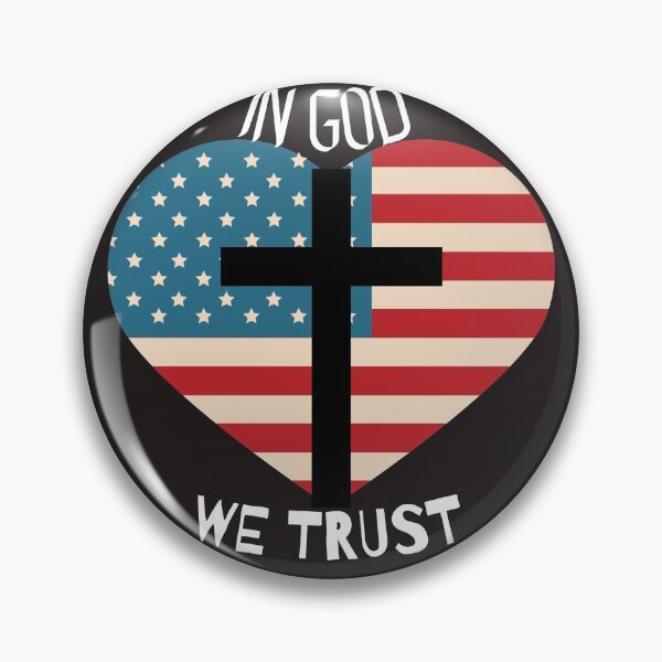 Item preview, In God We Trust Heart 4th of July Patriotic Flag Christian T-Shirt designed and sold by SukanyaShop.
