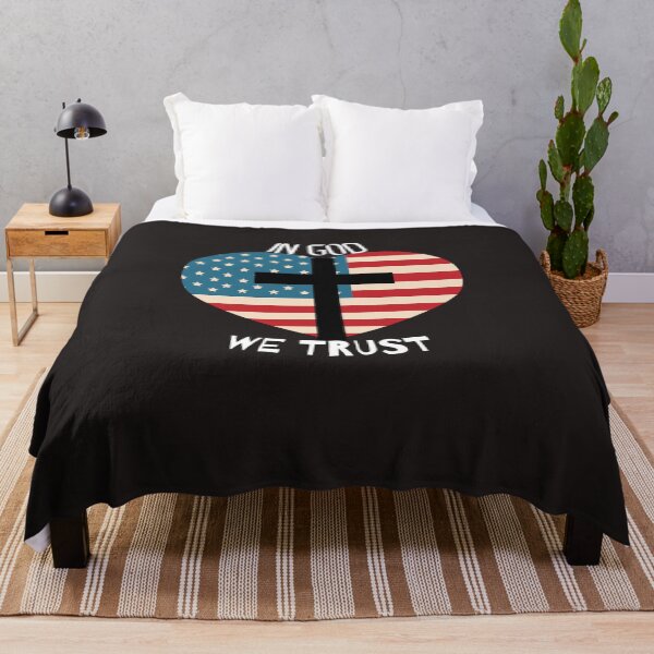 Item preview, In God We Trust Heart 4th of July Patriotic Flag Christian T-Shirt designed and sold by SukanyaShop.