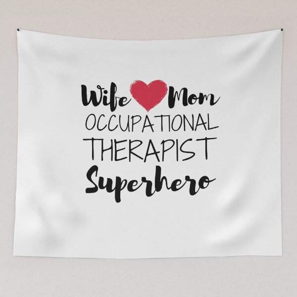Item preview, wife mom Occupational Therapist superhero designed and sold by ThebestArtshop.