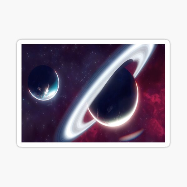 Twin Shining Planets - NMS Sticker