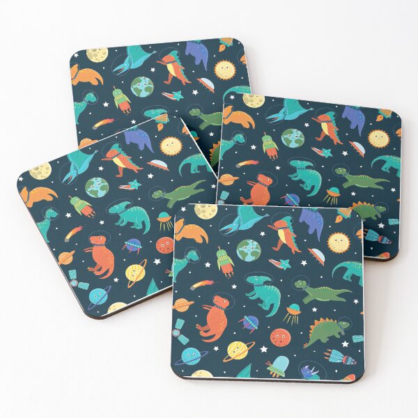 Item preview, Astro Dinosaur Seamless Pattern, Dinosaur Seamless Pattern Design designed and sold by graphic-genie.