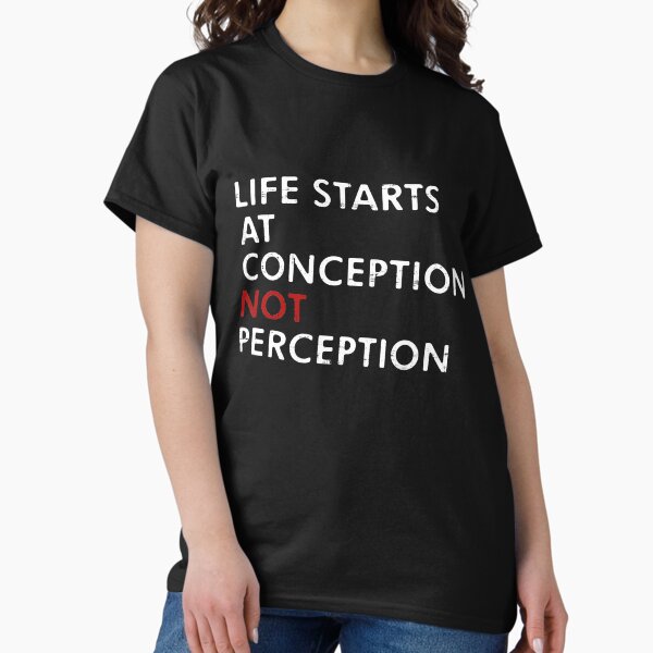 Item preview, Life Starts At Conception designed and sold by ArousedKnot.
