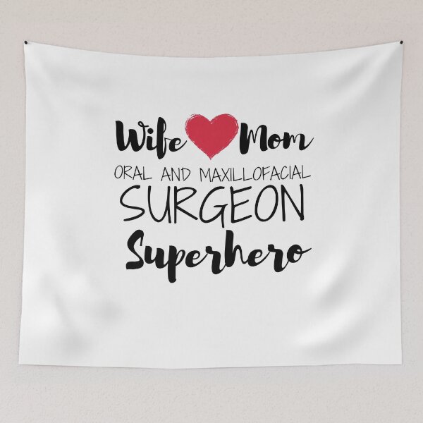 Item preview, wife mom Oral and Maxillofacial Surgeon superhero designed and sold by ThebestArtshop.