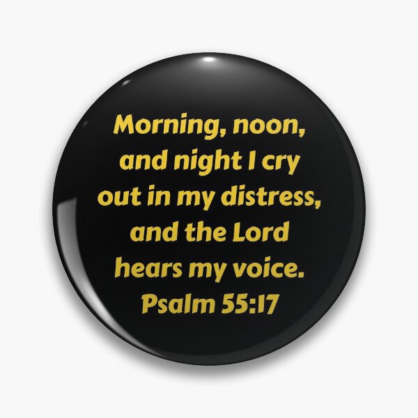 Item preview, Bible Verse Psalm 55:17 designed and sold by Prayingwarrior.
