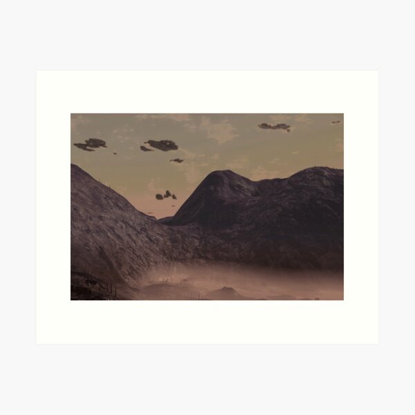 Valley Ruins - NMS Art Print