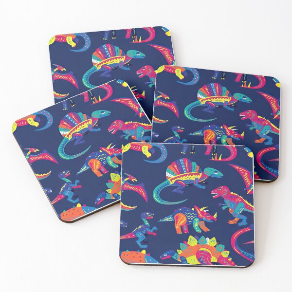 Item preview, Colorful Rainbow Style Dinosaur Seamless Pattern, Dinosaur Seamless Pattern Design designed and sold by graphic-genie.
