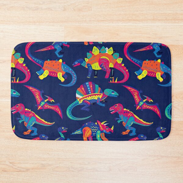 Item preview, Colorful Rainbow Style Dinosaur Seamless Pattern, Dinosaur Seamless Pattern Design designed and sold by graphic-genie.