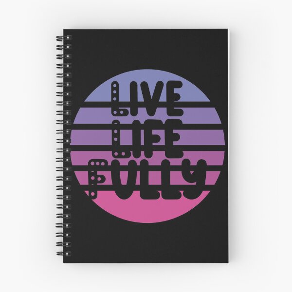 Item preview, Live life fully, sunset design designed and sold by 1DaisyChainLane.