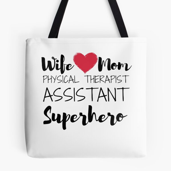 Item preview, wife mom Physical Therapist Assistant  superhero designed and sold by ThebestArtshop.