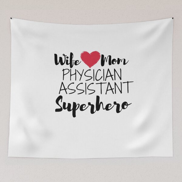 Item preview, wife mom Physician Assistant  superhero designed and sold by ThebestArtshop.